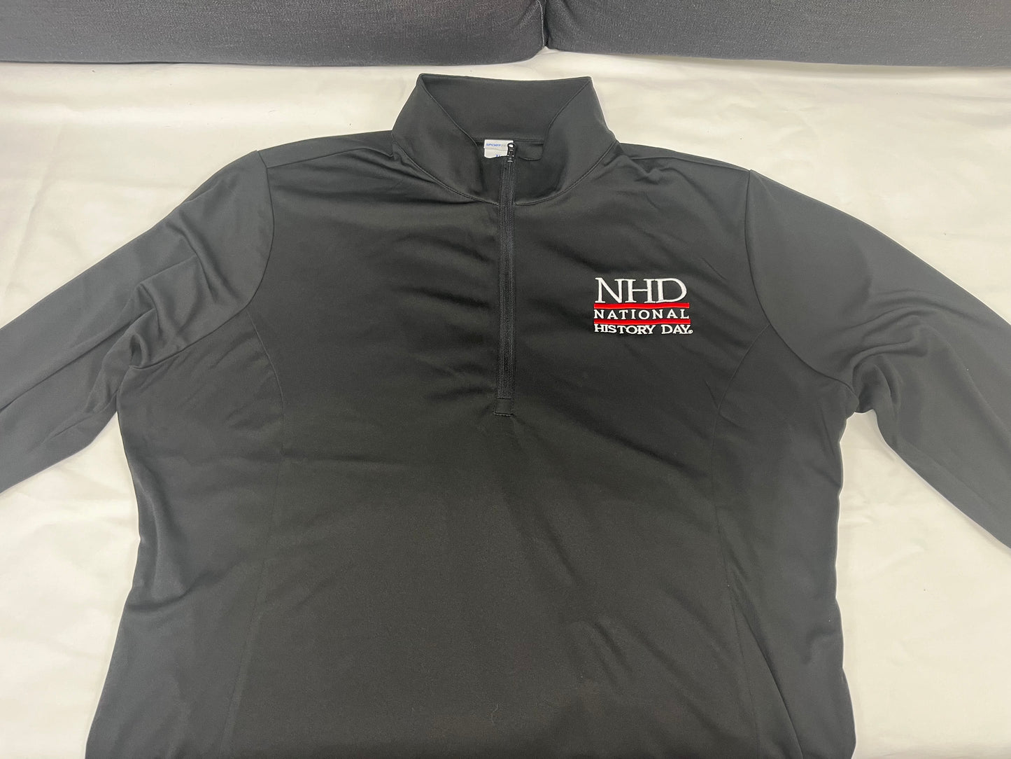 Ladies Black Quarter Zip - X-LARGE, 2X AND 3X only!