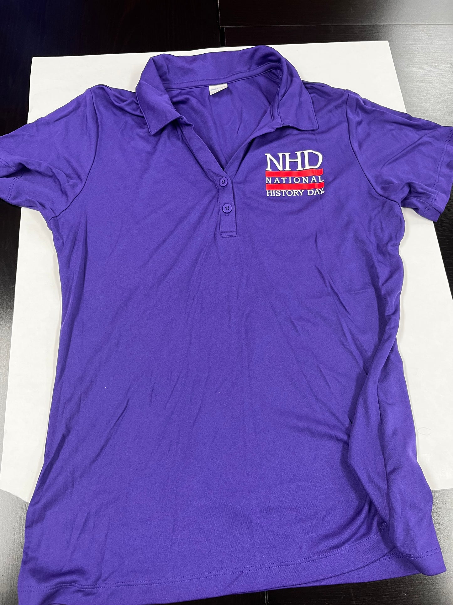 Ladies Purple Sport-Tek Polo with NHD Logo