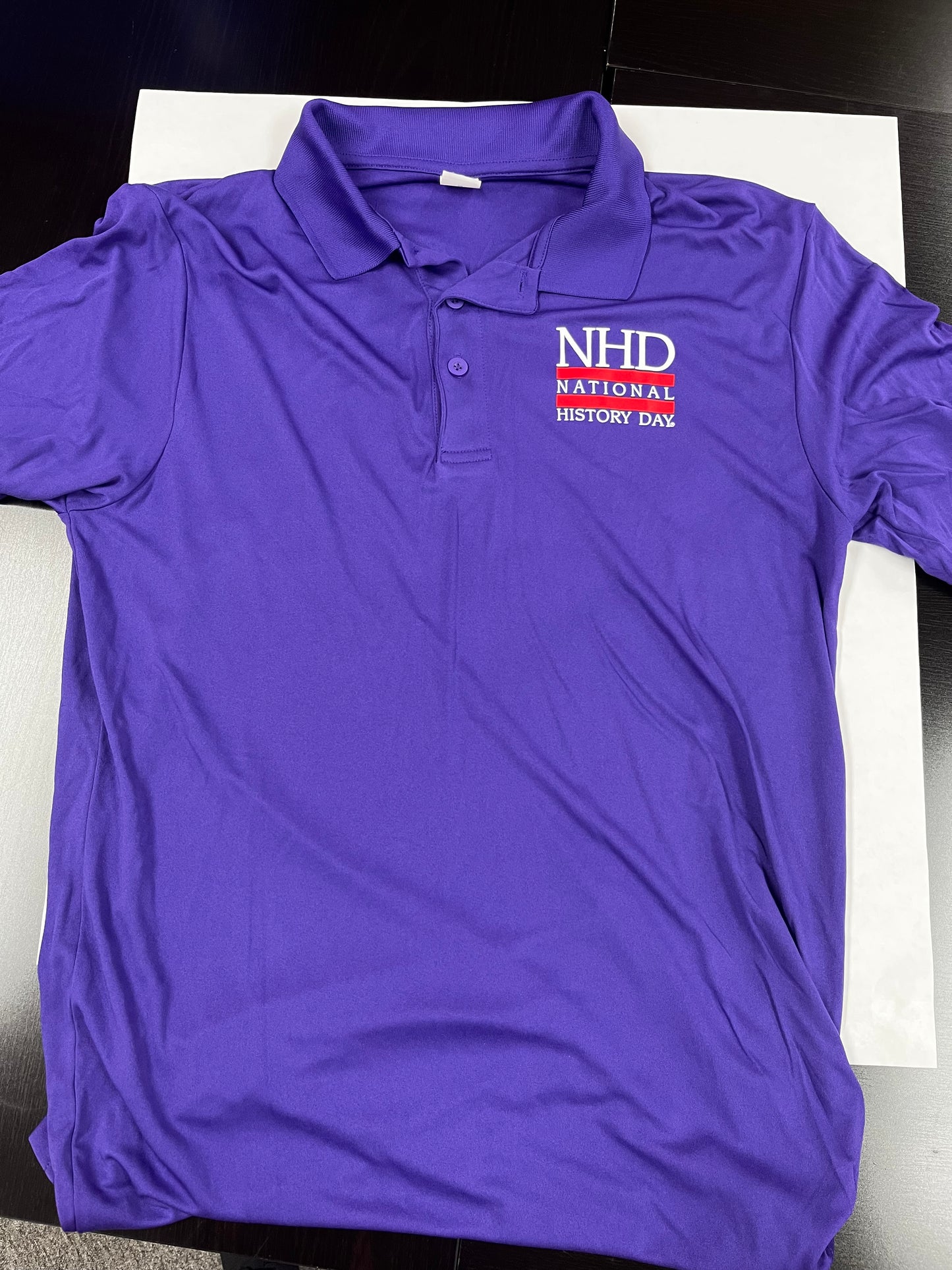 Men's Purple Sport-Tek Polo with NHD Logo 1 MEDIUM LEFT AS OF JUNE 18TH 2025