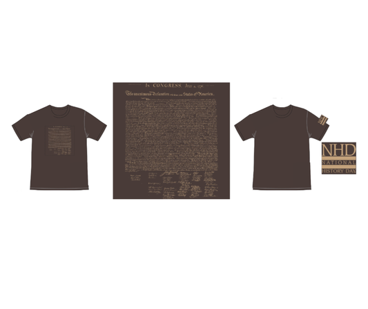 Declaration of Independence T-Shirt (Brown)