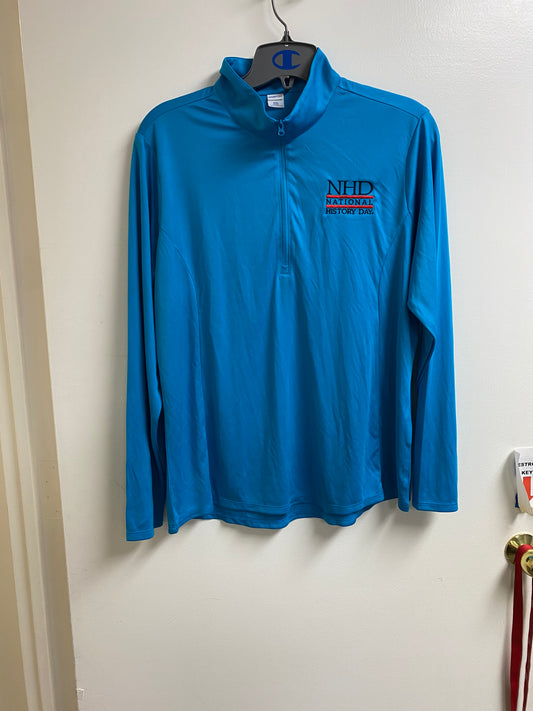 Ladies Electric Blue Quarter Zip