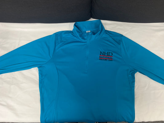 Ladies Electric Blue Quarter Zip